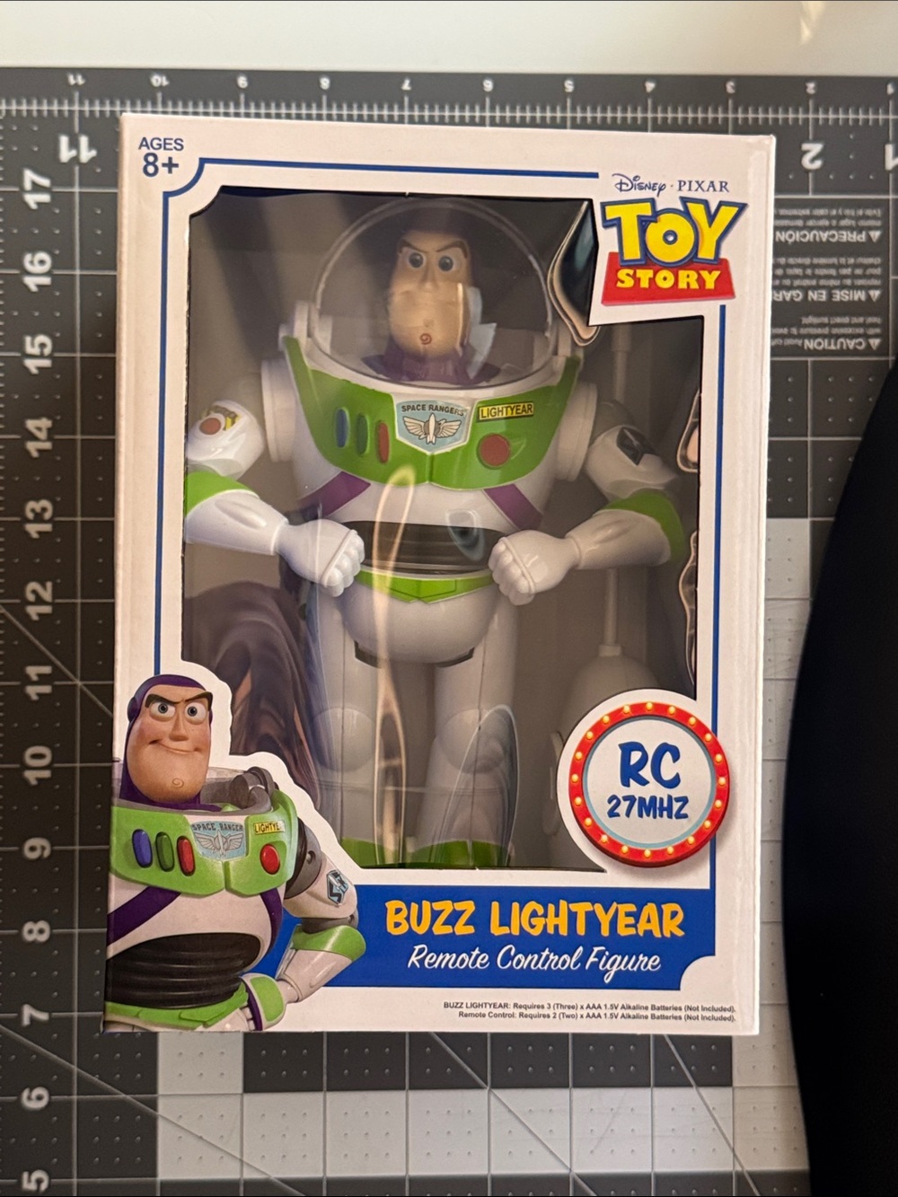 Disney Toy Story Buzz Lightyear RC Figure - White, Green & Purple